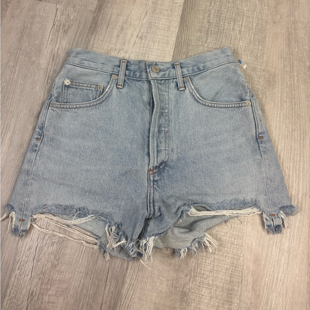 Agolde High Waisted Jean Shorts Size 25